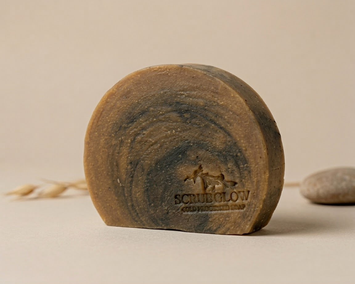 Turmeric & Charcoal Handmade Cold-Process Soap