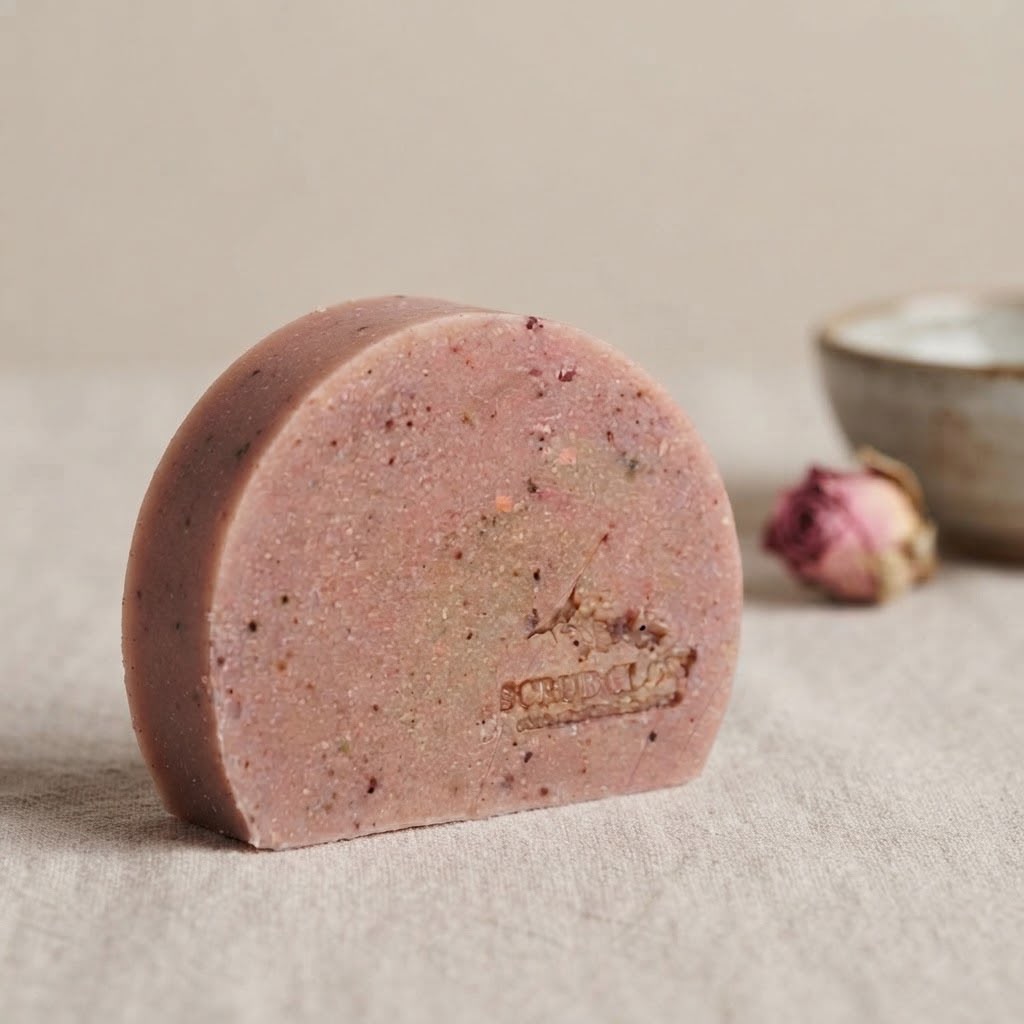 Coconut & Rose Handmade Cold-Process Botanical Soap