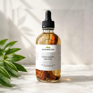 Cinnamon Divine All-Natural Massage & Body Oil – Organic Ceylon Cinnamon (100ml)