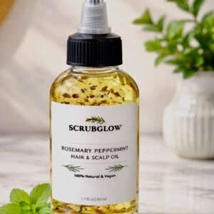 Rosemary Peppermint Hair & Scalp Oil – Hydrating,