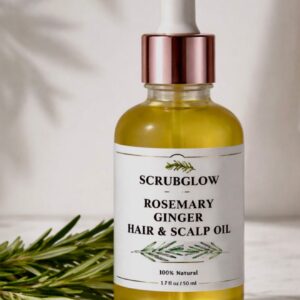 Rosemary Ginger Hair & Scalp Oil – Stimulating Growth & Scalp Health (100ml)