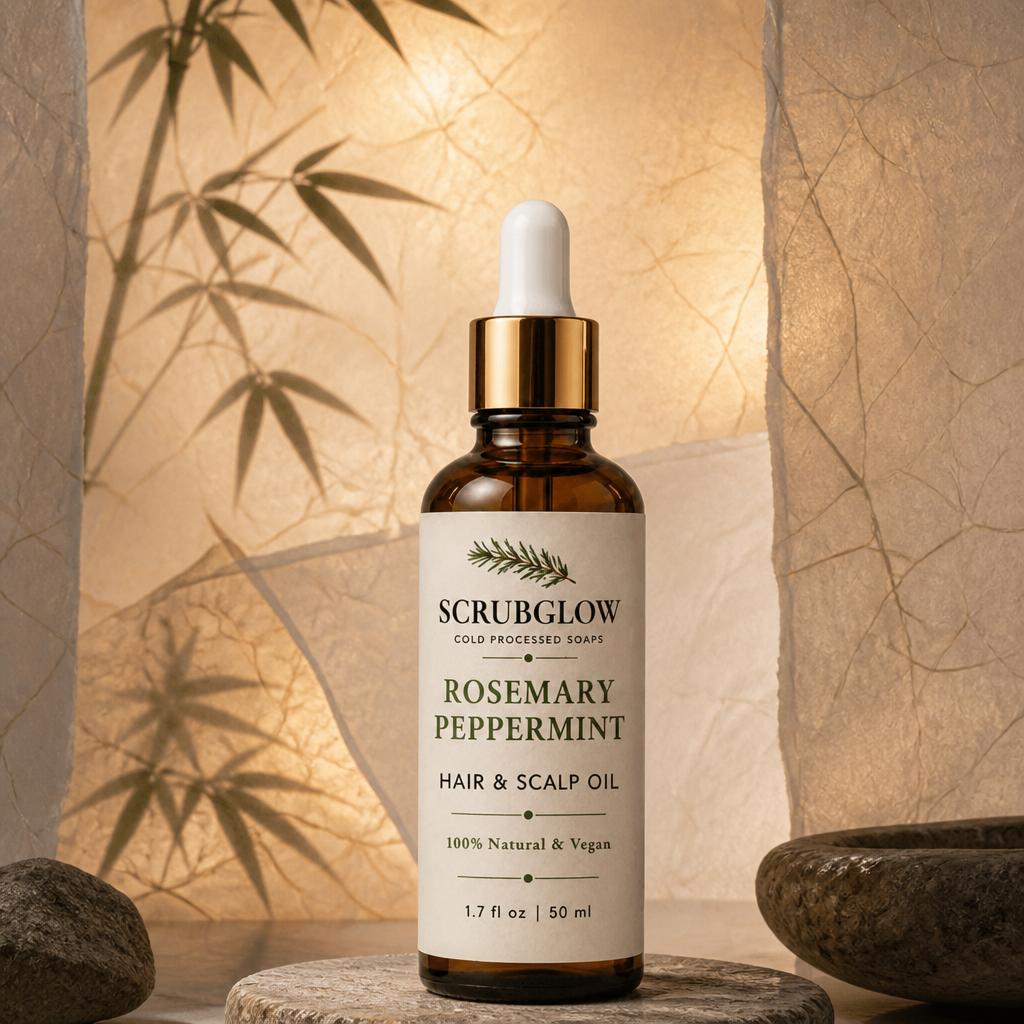 Rosemary Ginger Hair & Scalp Oil – Stimulating Growth & Scalp Health (100ml)